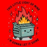 This Little Light Of Mine IM Gonna Let It Shine Santa Hat thumb 1