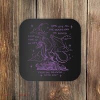 Taylor Long Live Fighting Dragons With You Coaster thumb 0