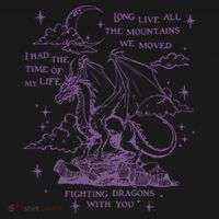 Taylor Long Live Fighting Dragons With You Coaster thumb 2