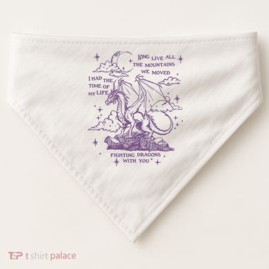 Taylor Long Live Fighting Dragons With You USA-Made Doggie Bandana