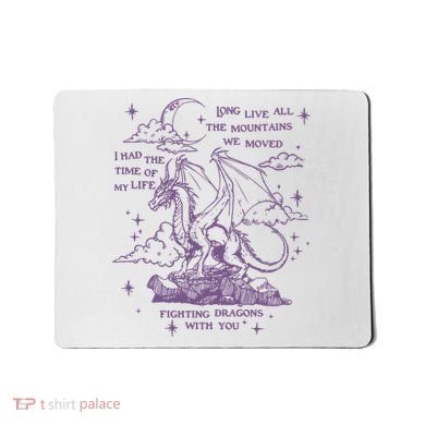 Taylor Long Live Fighting Dragons With You Mousepad
