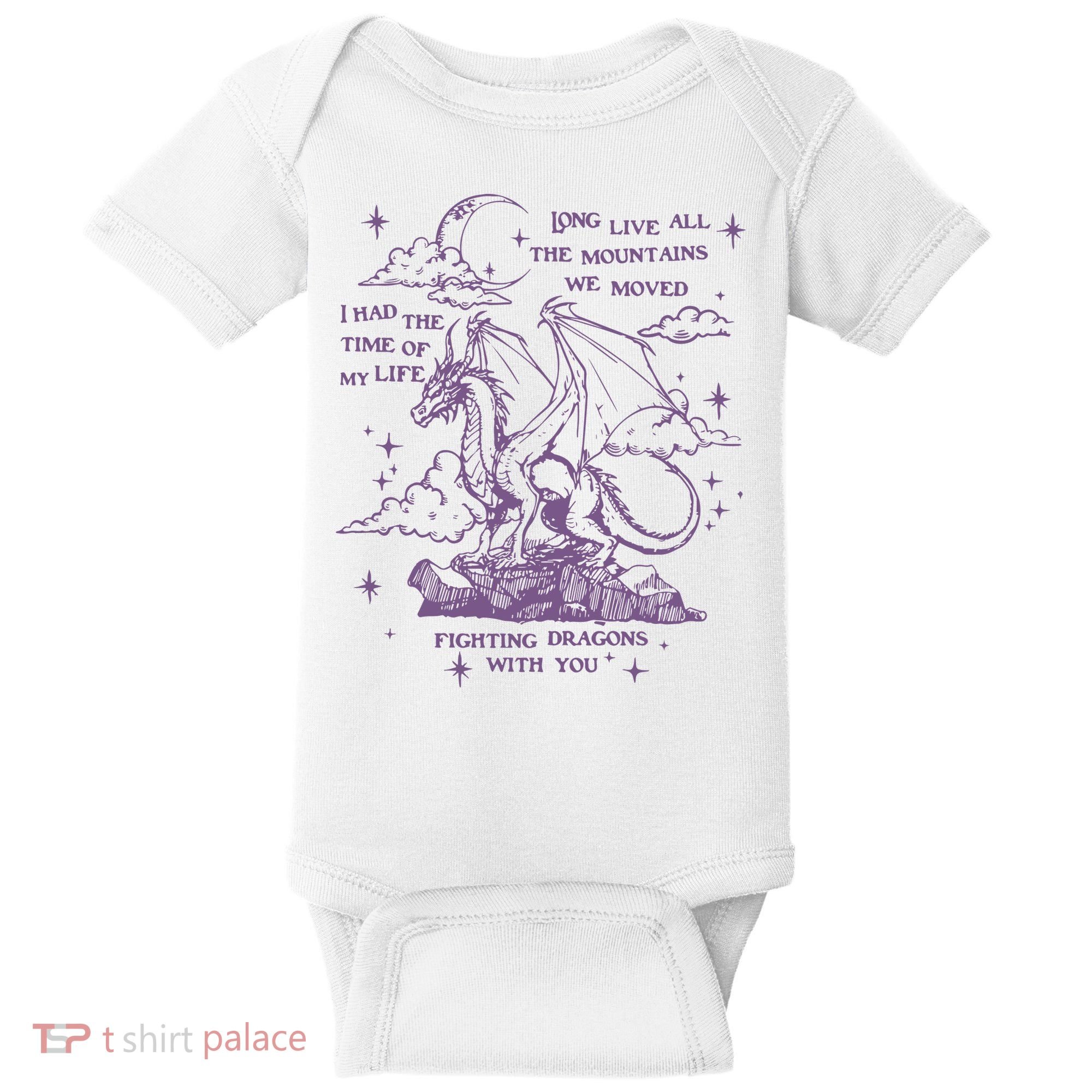 Taylor Long Live Fighting Dragons With You Baby Bodysuit