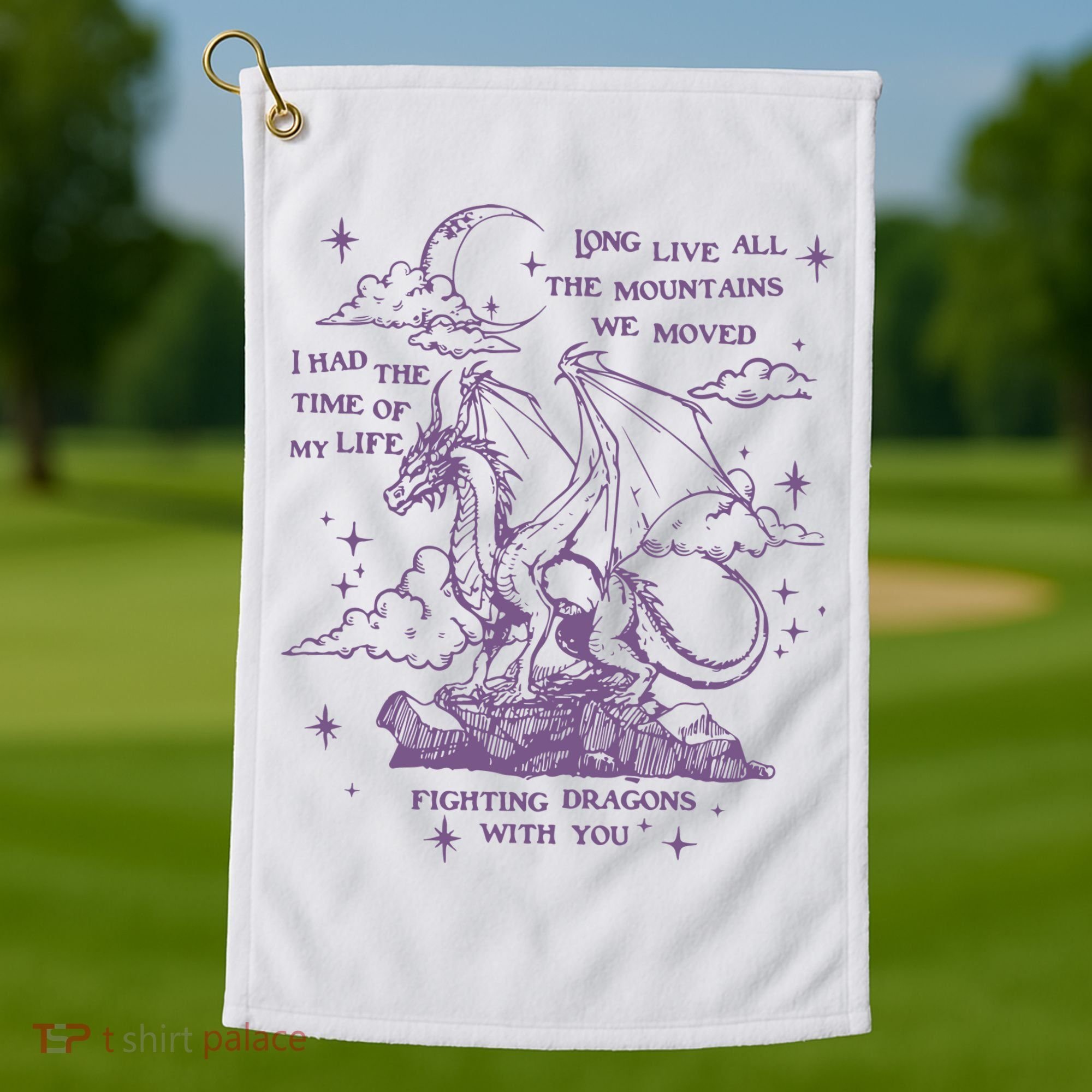Taylor Long Live Fighting Dragons With You Golf Towel