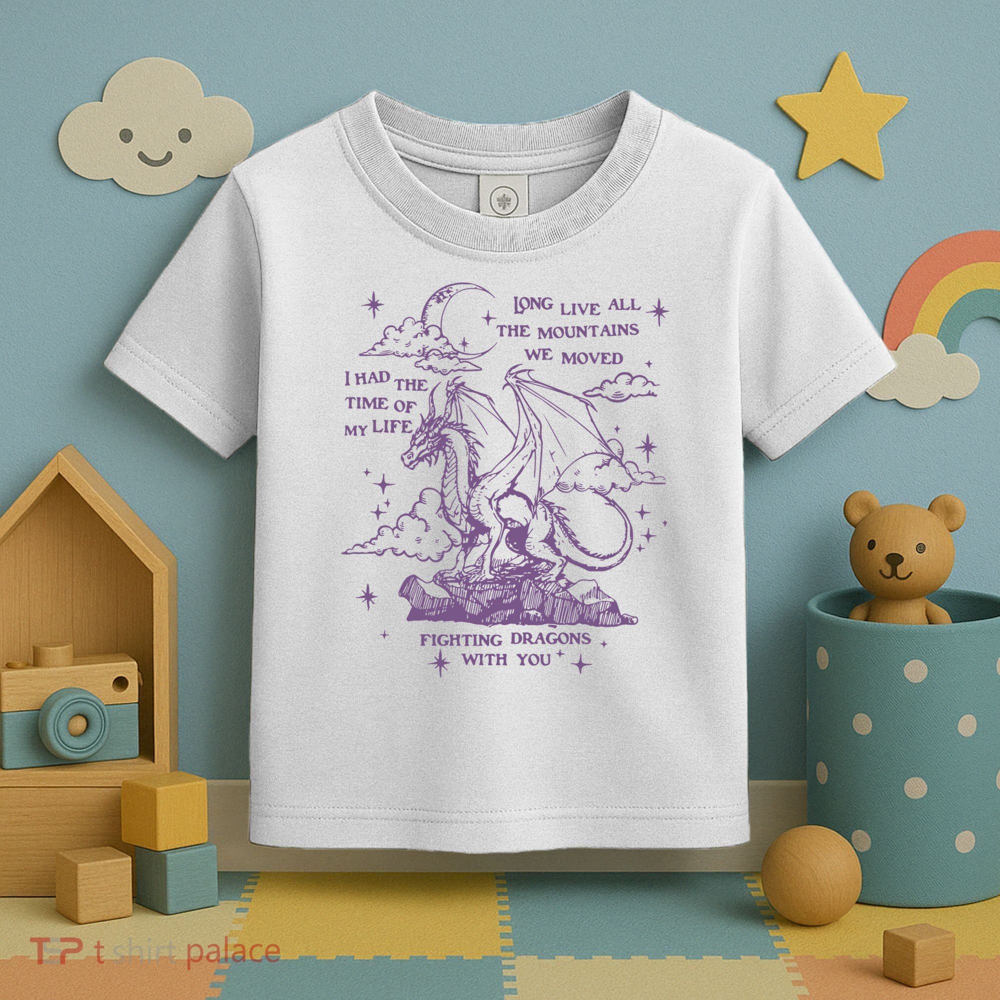 Taylor Long Live Fighting Dragons With You Toddler T-Shirt