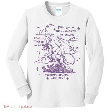 Taylor Long Live Fighting Dragons With You Kids Long Sleeve Shirt