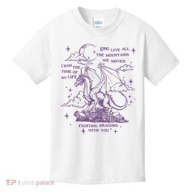 Taylor Long Live Fighting Dragons With You Kids T-Shirt