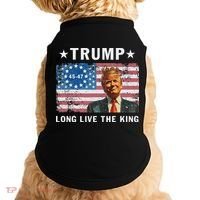 Trump Long Live The King Doggie Tank thumb 0