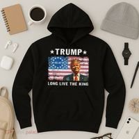 Trump Long Live The King Hoodie thumb 3