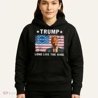 Trump Long Live The King Hoodie thumb 5