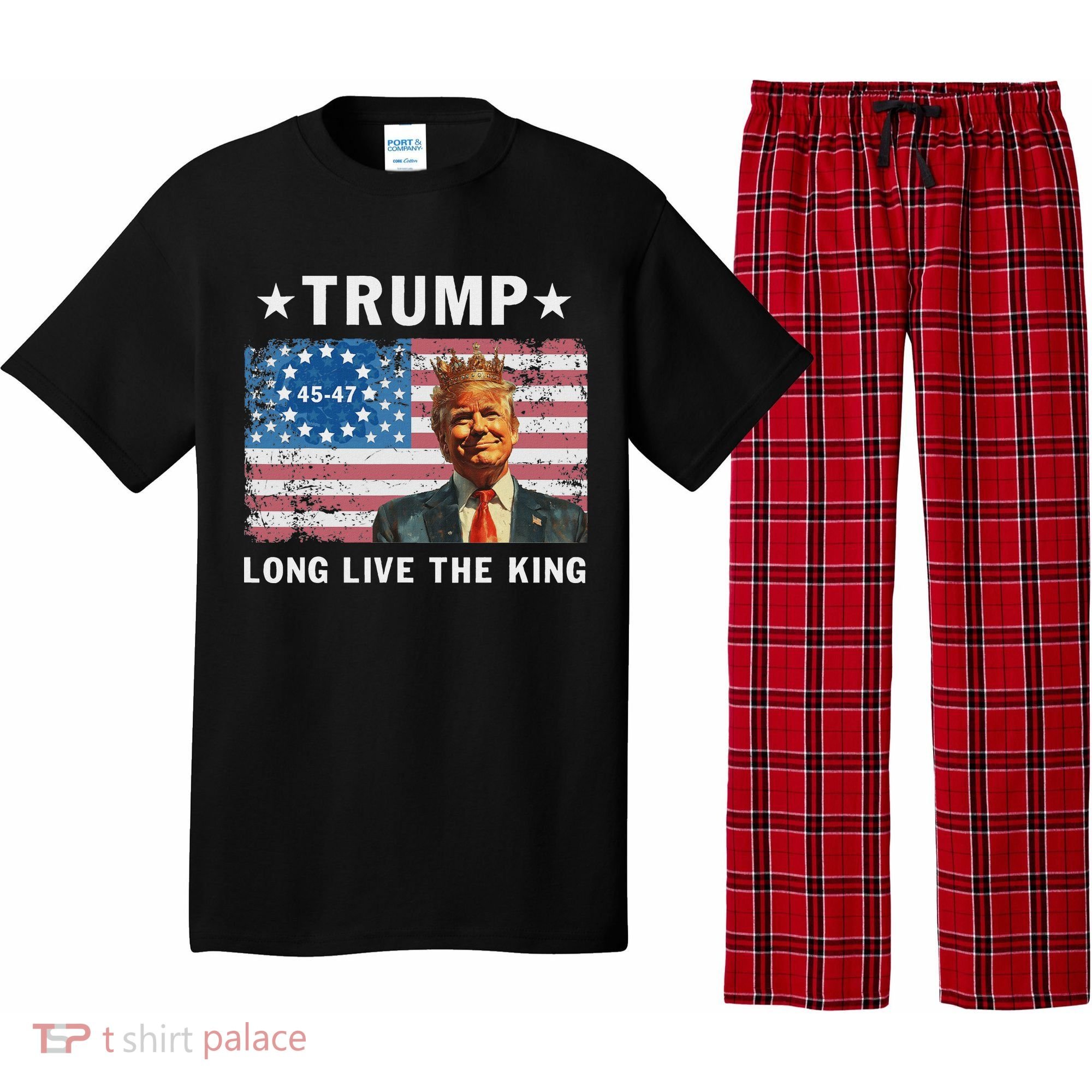 Trump Long Live The King Pajama Set