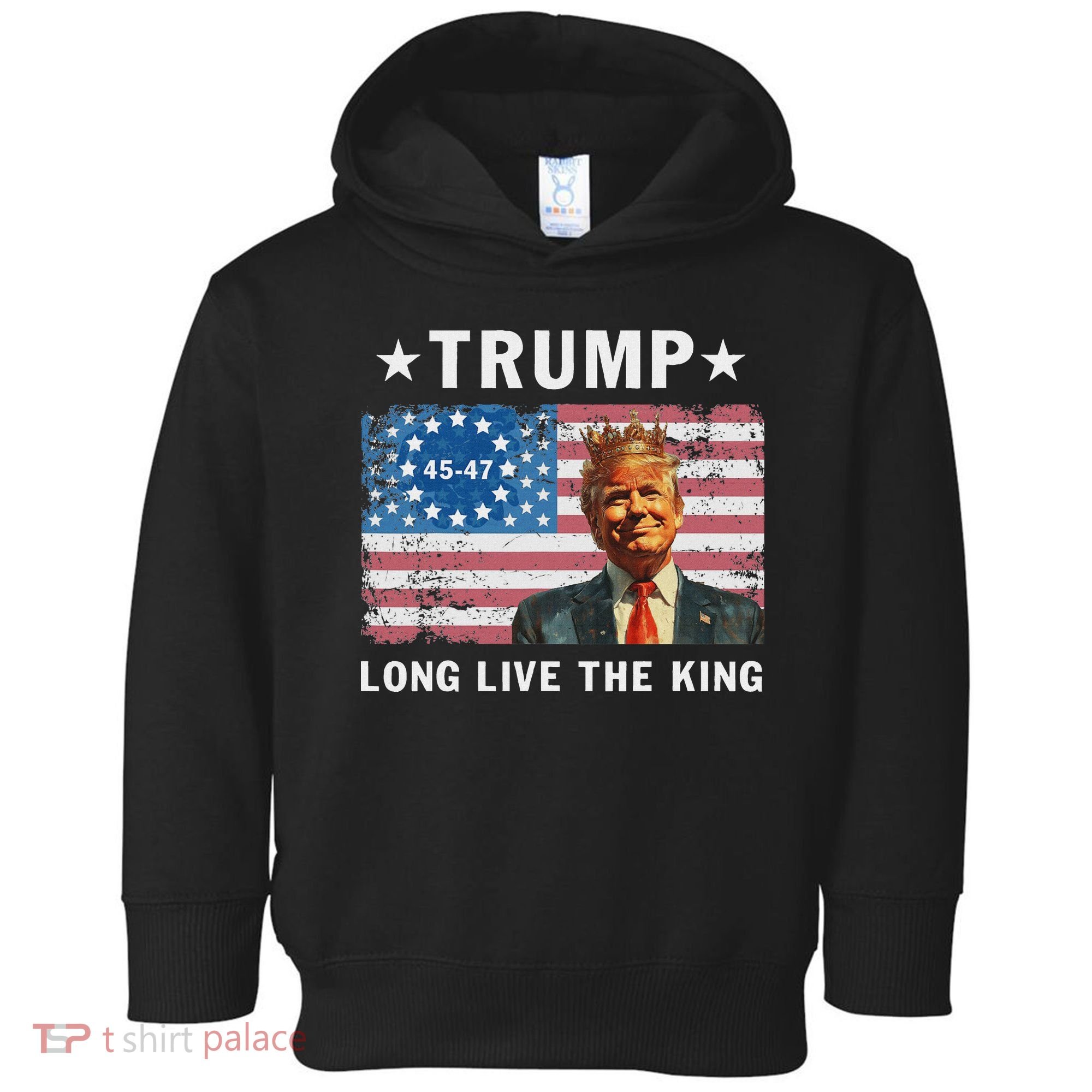 Trump Long Live The King Toddler Hoodie