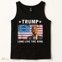 Trump Long Live The King Tank Top thumb 2