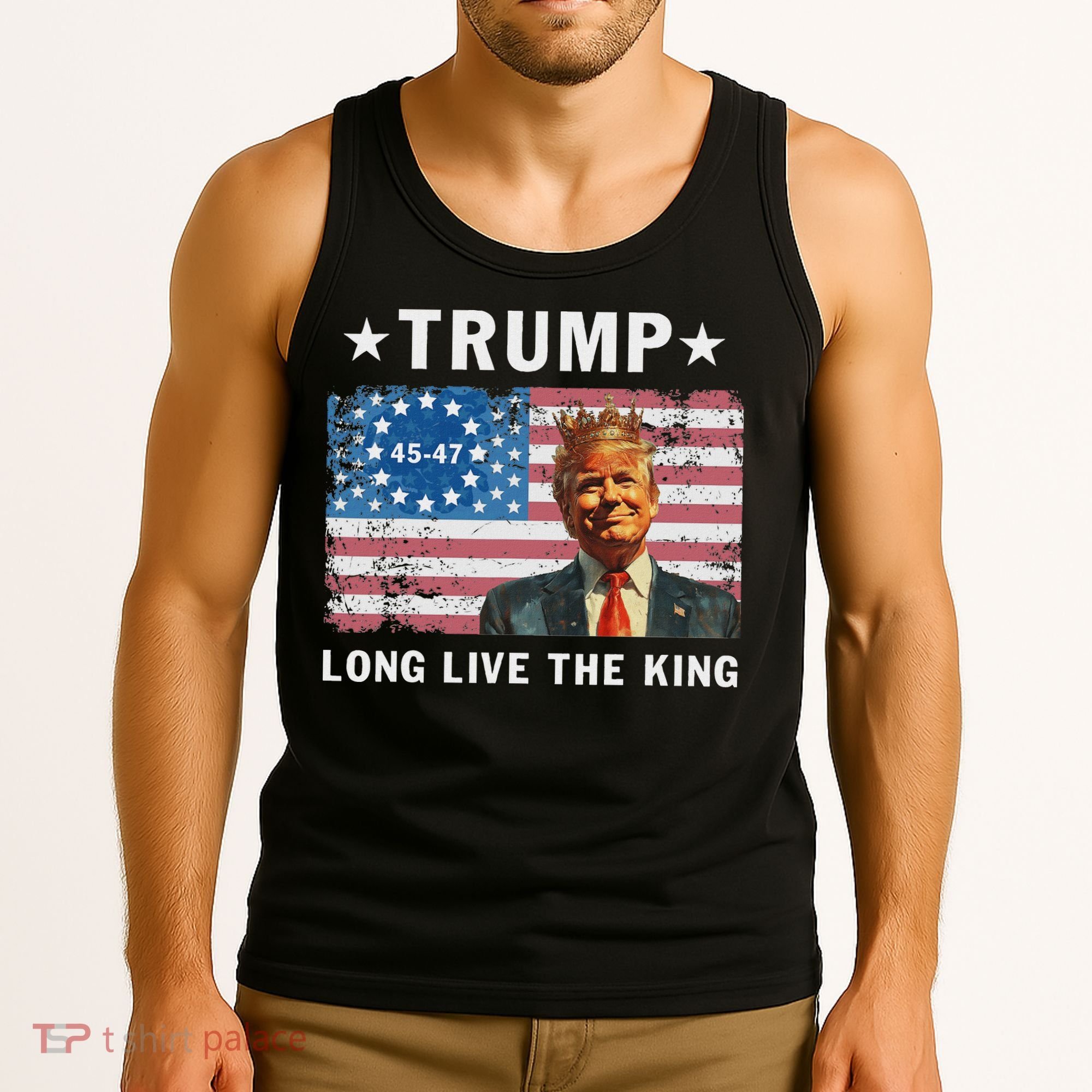 Trump Long Live The King Tank Top
