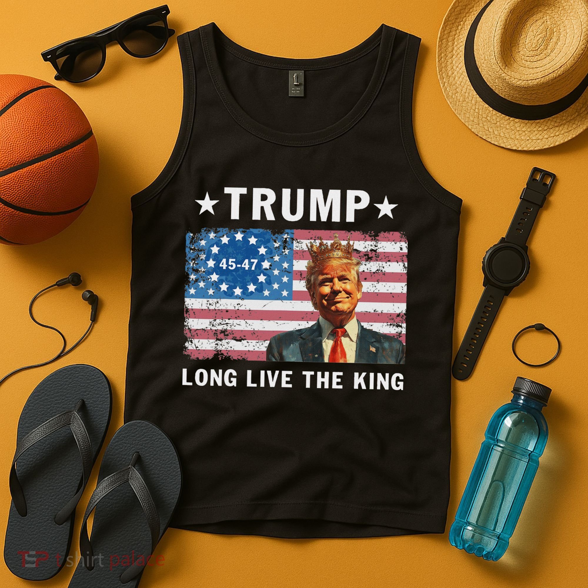 Trump Long Live The King Tank Top