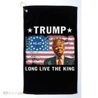 Trump Long Live The King Golf Towel thumb 0