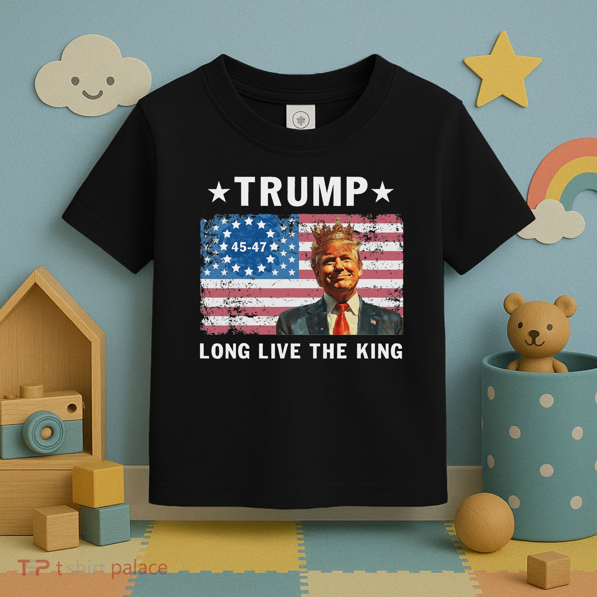 Trump Long Live The King Toddler T-Shirt