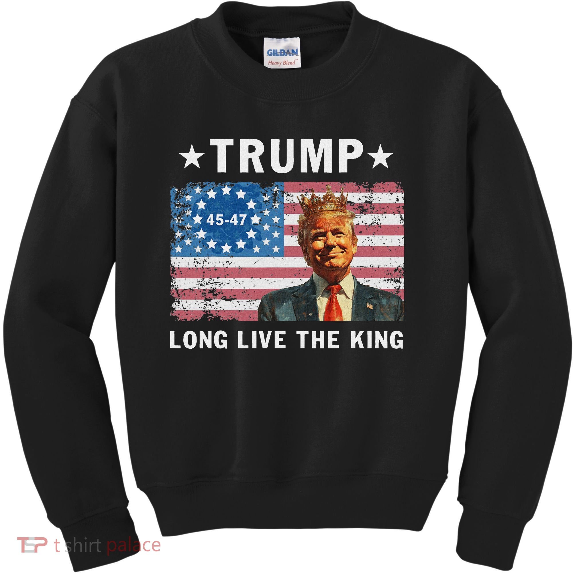 Trump Long Live The King Kids Sweatshirt