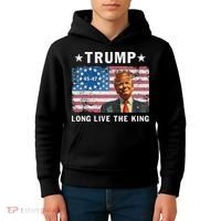 Trump Long Live The King Kids Hoodie thumb 4