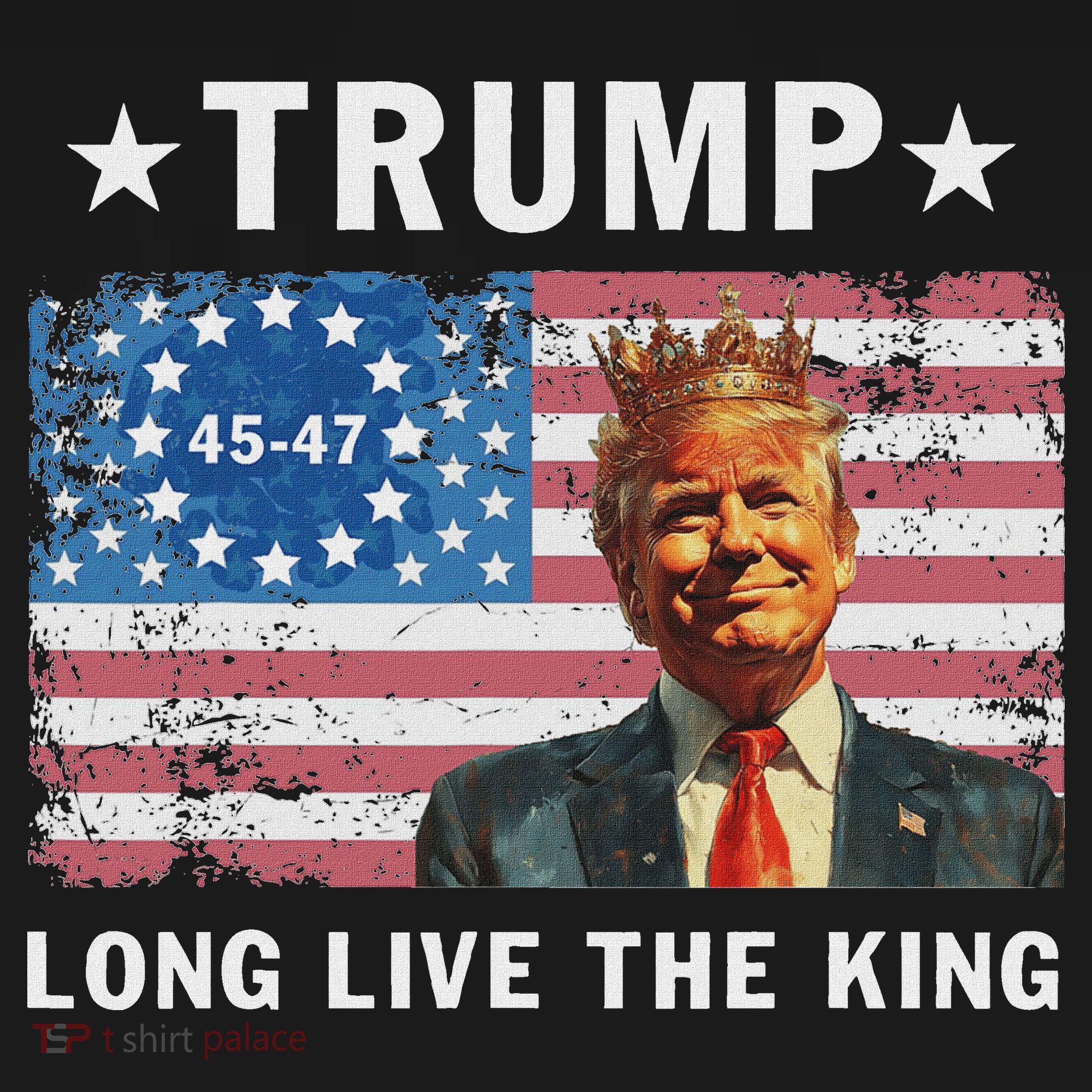 Trump Long Live The King Kids Hoodie