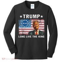 Trump Long Live The King Kids Long Sleeve Shirt thumb 0
