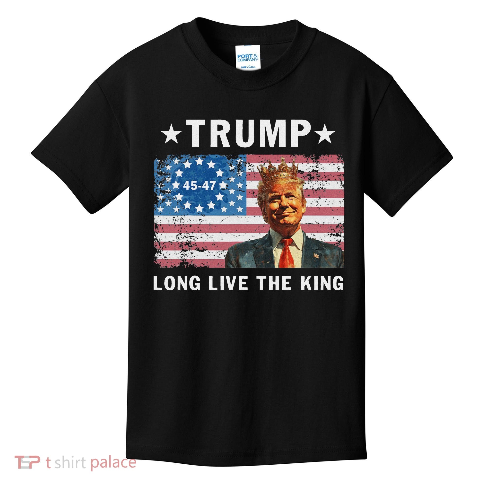 Trump Long Live The King Kids T-Shirt