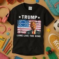 Trump Long Live The King Kids T-Shirt thumb 3