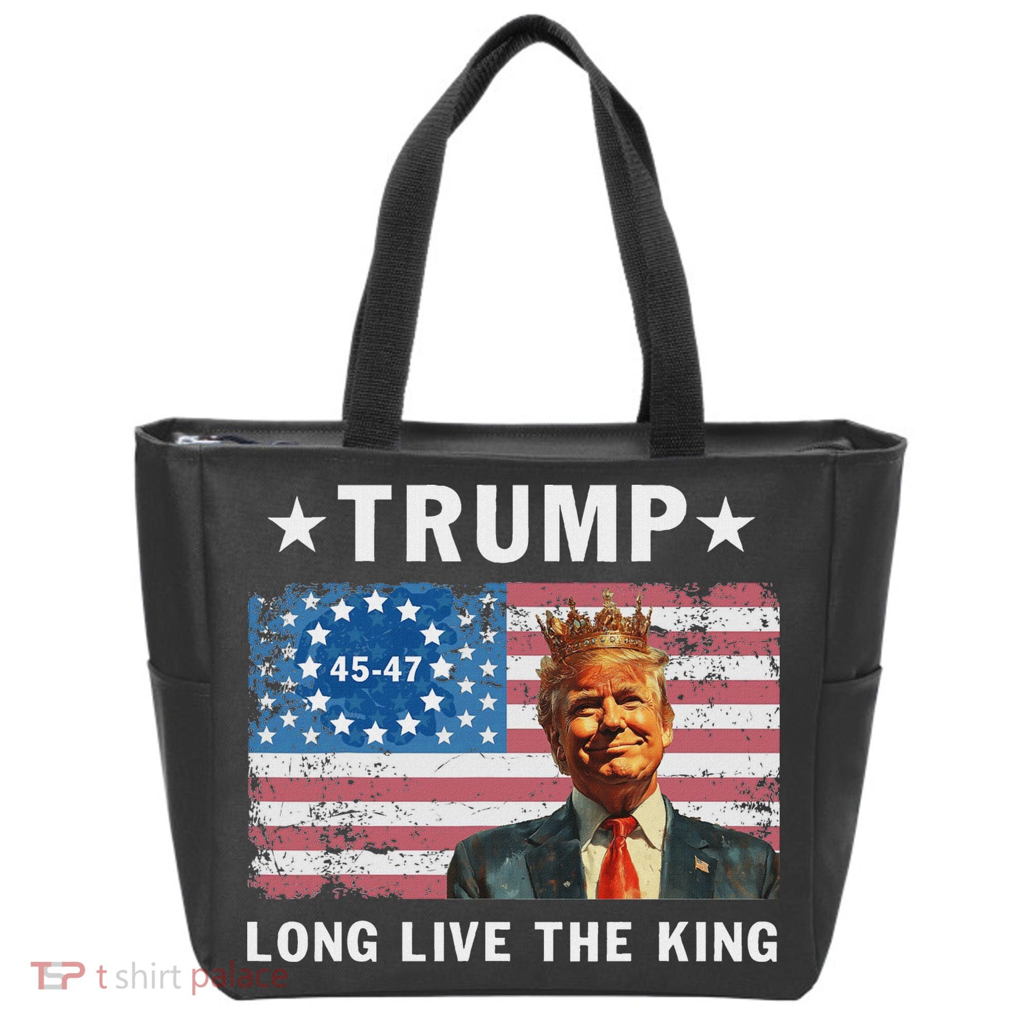 Trump Long Live The King Tote Bag