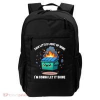 This Little Light Of Mine Lil Dumpster Fire Backpack thumb 0