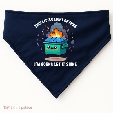 This Little Light Of Mine Lil Dumpster Fire USA-Made Doggie Bandana