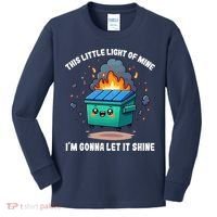 This Little Light Of Mine Lil Dumpster Fire Kids Long Sleeve Shirt thumb 0