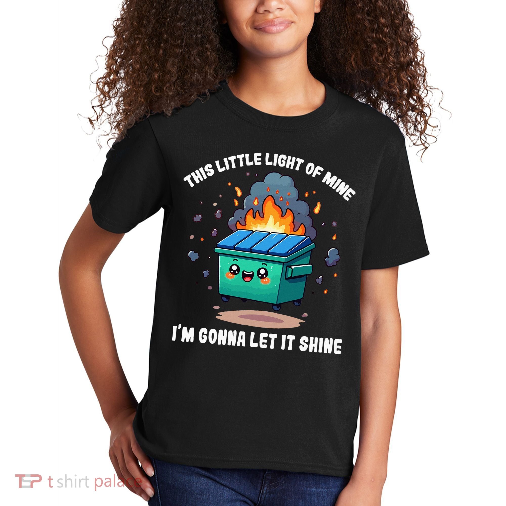 This Little Light Of Mine Lil Dumpster Fire Kids T-Shirt