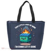 This Little Light Of Mine Lil Dumpster Fire Tote Bag thumb 0