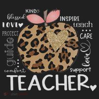 Teacher Life Leopard Apple Teacher's Day Back To School 12oz Stainless Steel Coffee Mug thumb 3