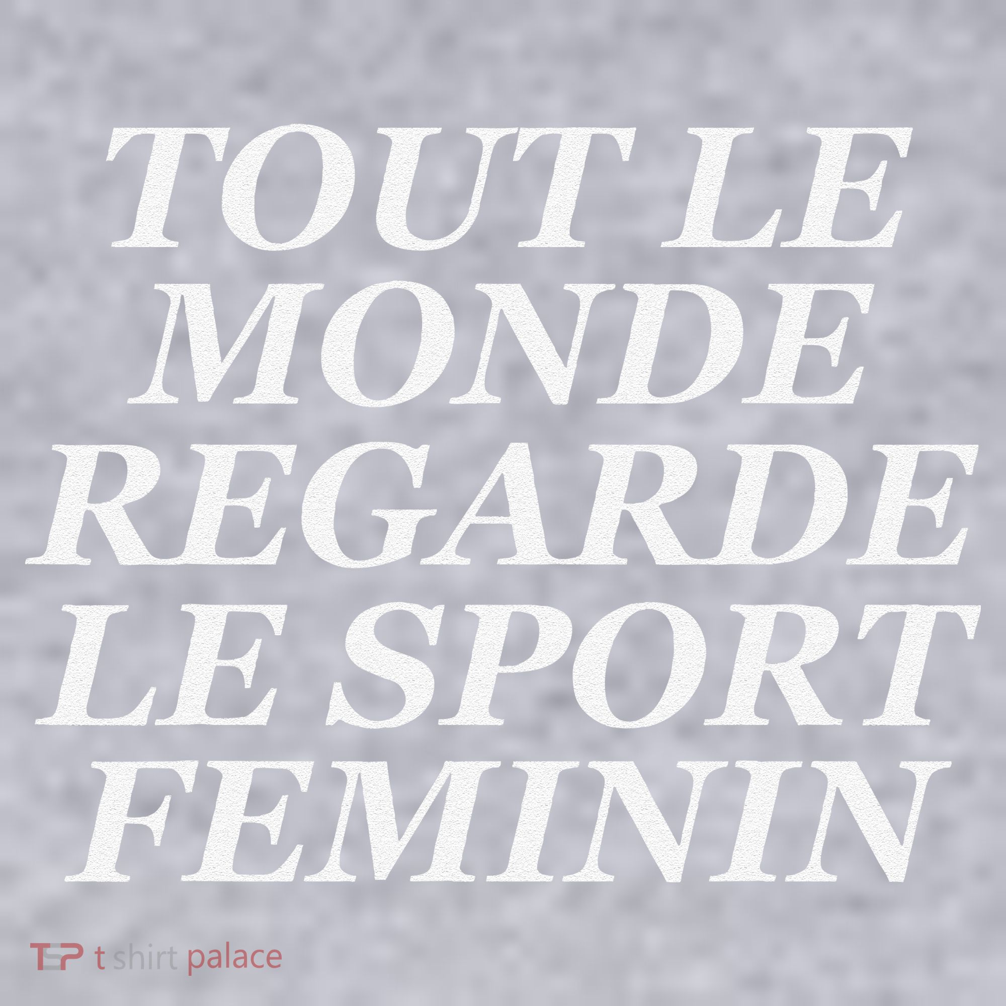 Tout Le Monde Regarde Le Sport Feminin Women's Racerback Cropped Tank