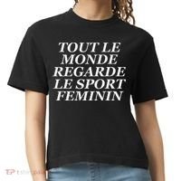 Tout Le Monde Regarde Le Sport Feminin Comfort Colors Boxy T-Shirt thumb 0