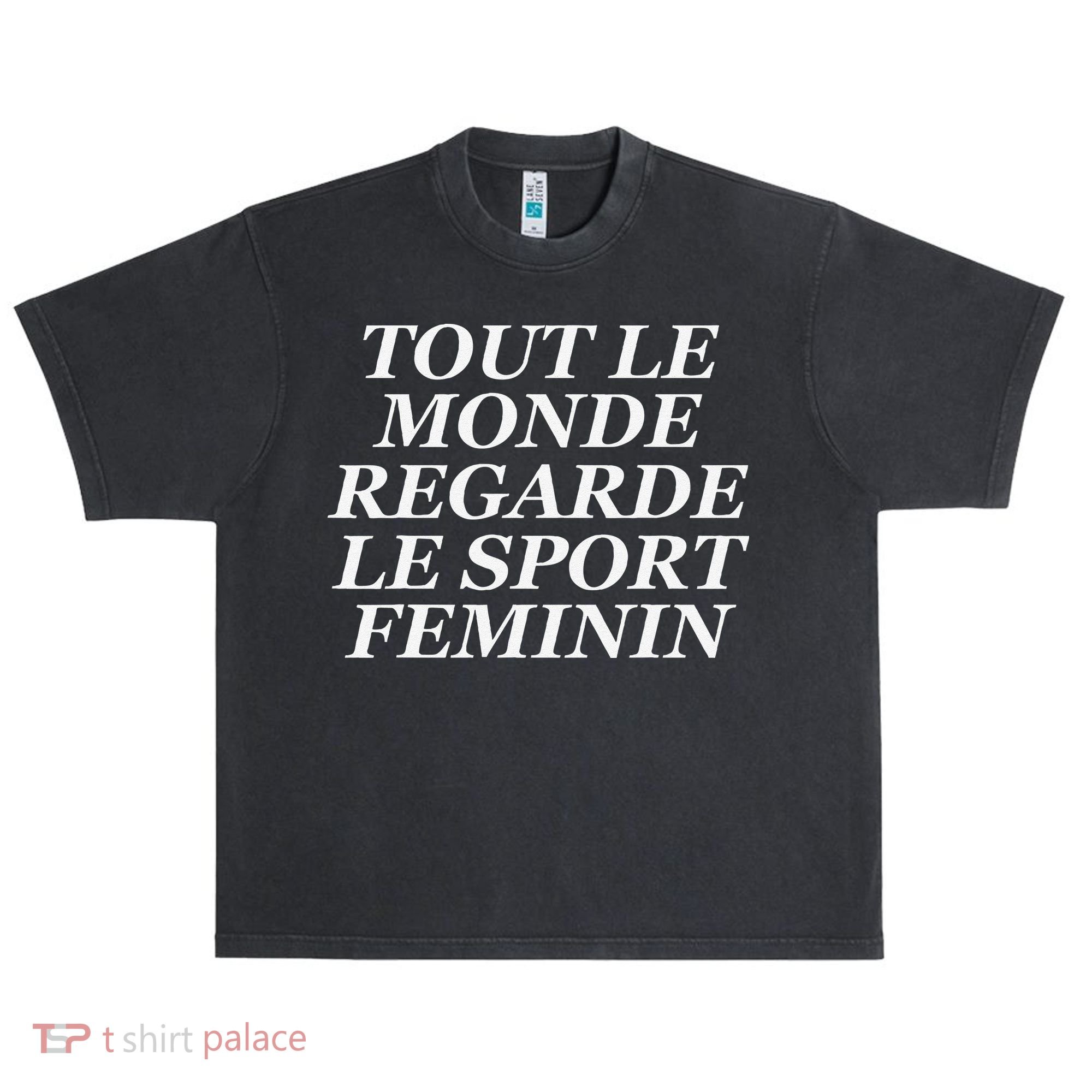 Tout Le Monde Regarde Le Sport Feminin Urban Oversized Heavyweight T-Shirt