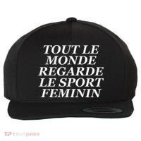 Tout Le Monde Regarde Le Sport Feminin Wool Snapback Cap thumb 0