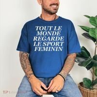 Tout Le Monde Regarde Le Sport Feminin Comfort Colors T-Shirt thumb 3