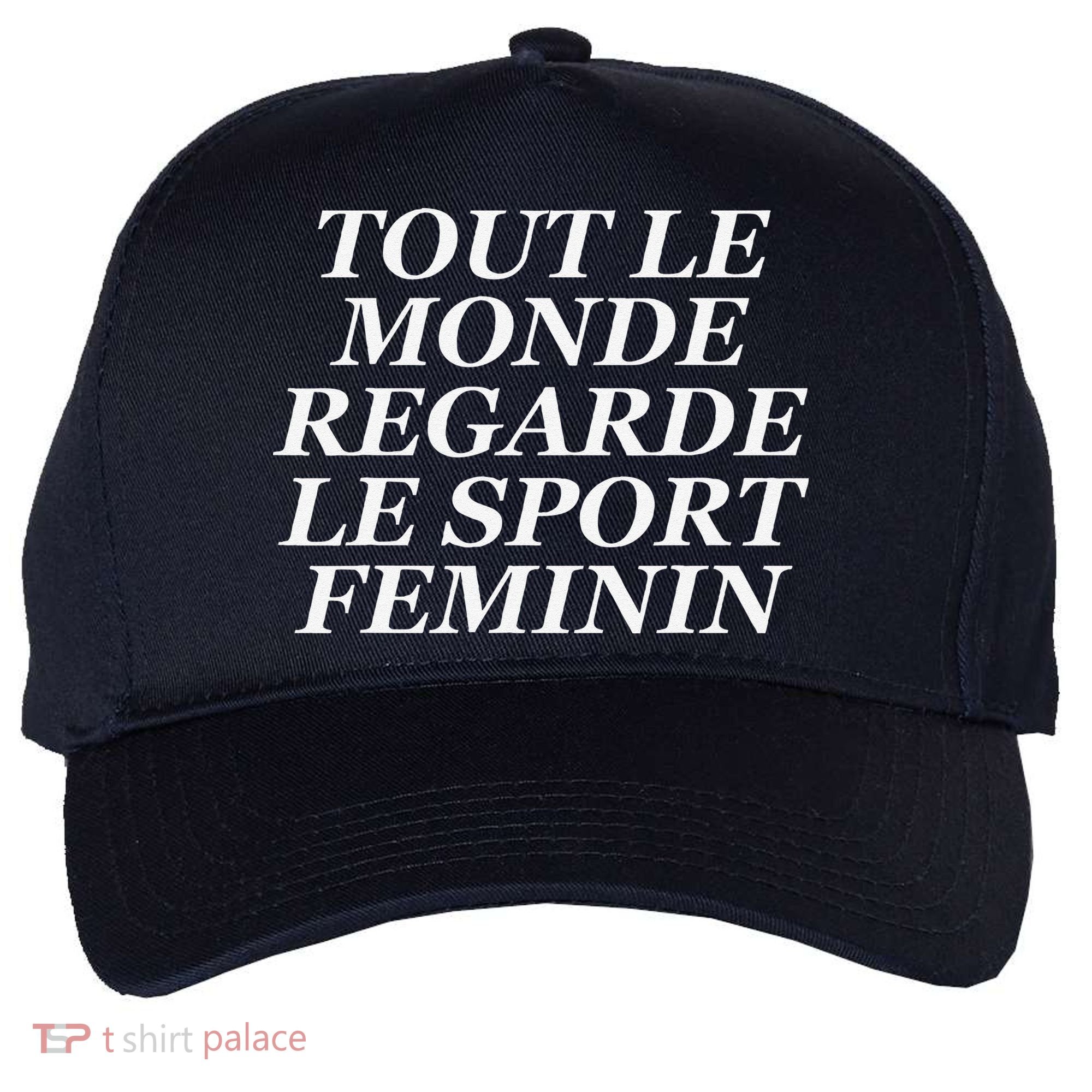 Tout Le Monde Regarde Le Sport Feminin Five-Panel Snapback Cap