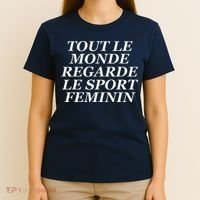 Tout Le Monde Regarde Le Sport Feminin T-Shirt thumb 4