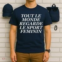 Tout Le Monde Regarde Le Sport Feminin T-Shirt thumb 6