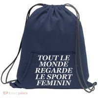 Tout Le Monde Regarde Le Sport Feminin Sweatshirt Cinch Pack Bag thumb 0