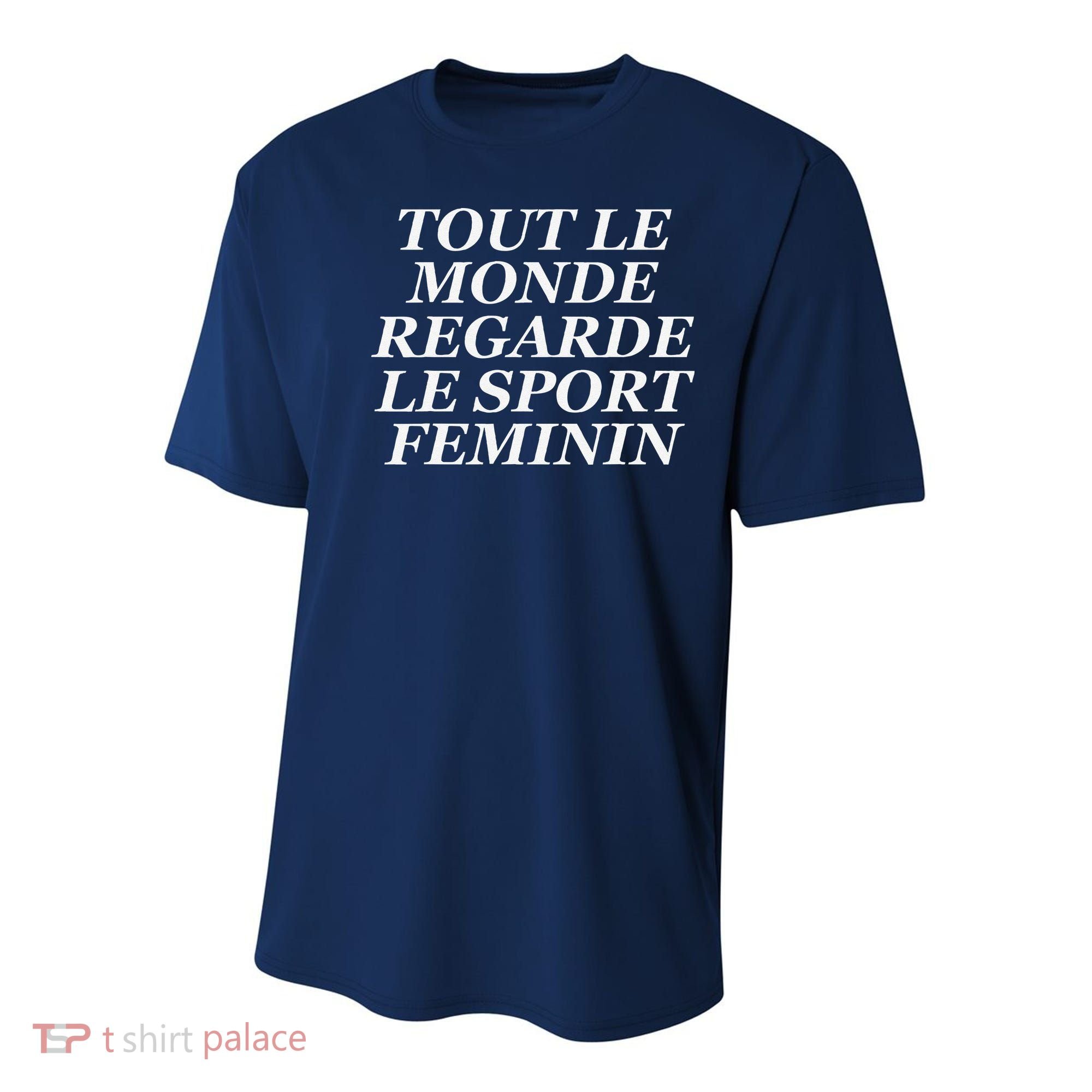 Tout Le Monde Regarde Le Sport Feminin Youth Performance Sprint T-Shirt