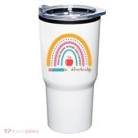 Teacher Life Motivate Rainbow Tumbler thumb 0