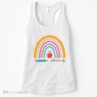 Teacher Life Motivate Rainbow Women's Tank Top thumb 0