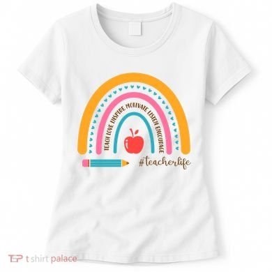 Teacher Life Motivate Rainbow Women's T-Shirt