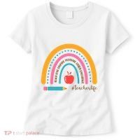 Teacher Life Motivate Rainbow Women's T-Shirt thumb 0