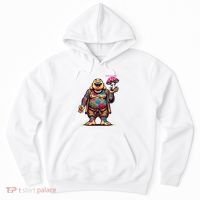 Tattooed Laughing Monk With A Mushroom Hoodie thumb 0