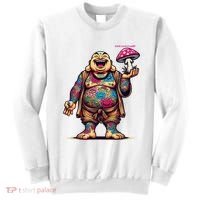 Tattooed Laughing Monk With A Mushroom Sweatshirt thumb 0