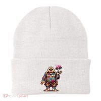 Tattooed Laughing Monk With A Mushroom Beanie thumb 0